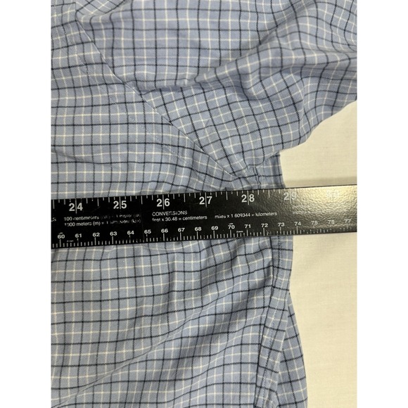 Ralph Lauren Shirt Mens 3XLT Blue Plaid Button Down Classic Fit Pony Logo Tall - Picture 6 of 8